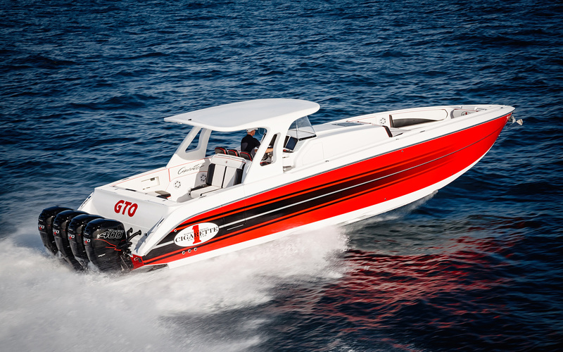 Cigarette 42' Huntress GTO